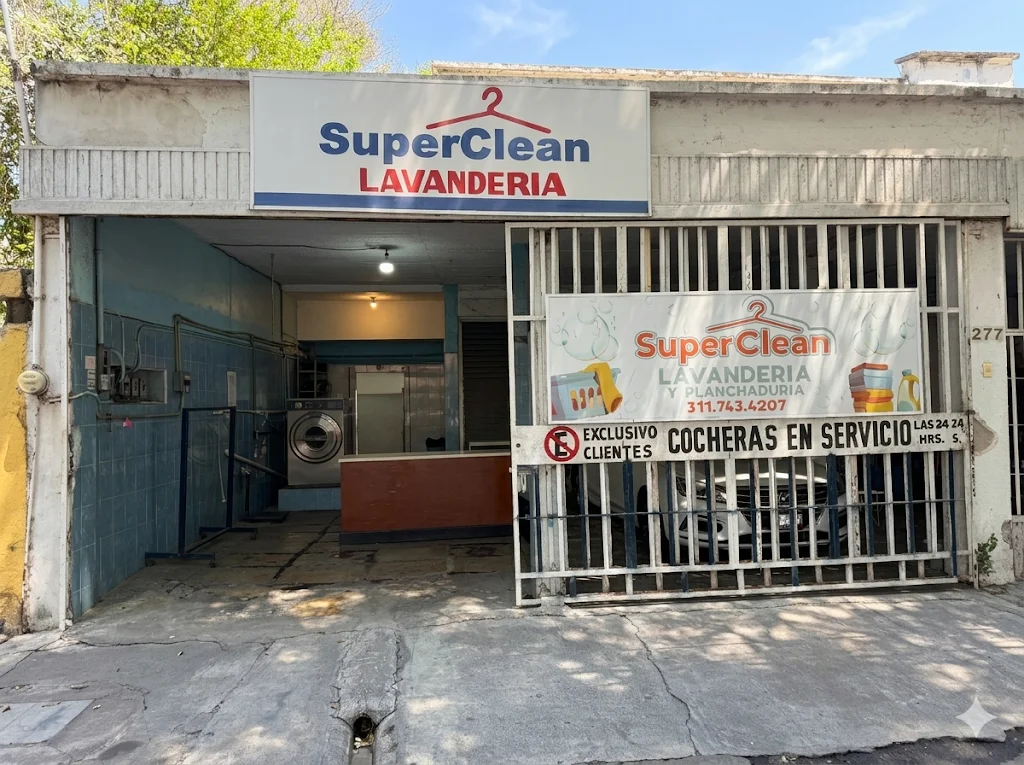 Fachada de Lavandería SúperClean en Tepic